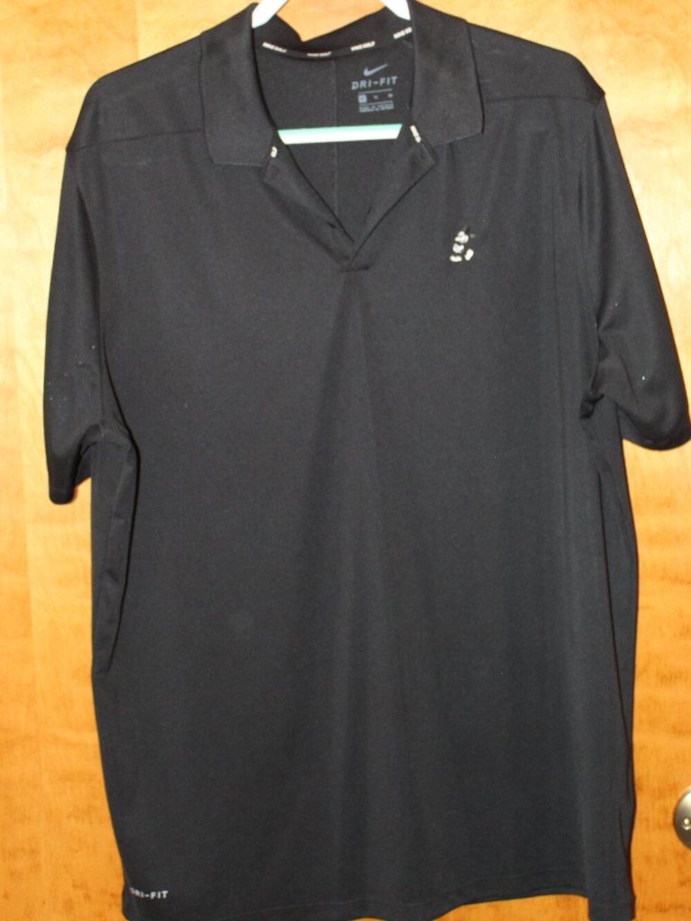 Nike Golf Dri-Fit Mens Size XL Short Sleeve Polo Shirt Disney with Mickey # 59